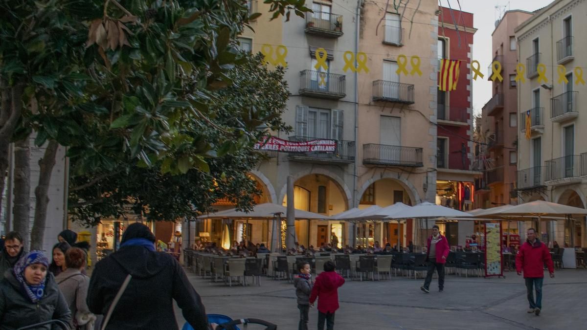 Plaça de l'Ajuntament de Figueres.