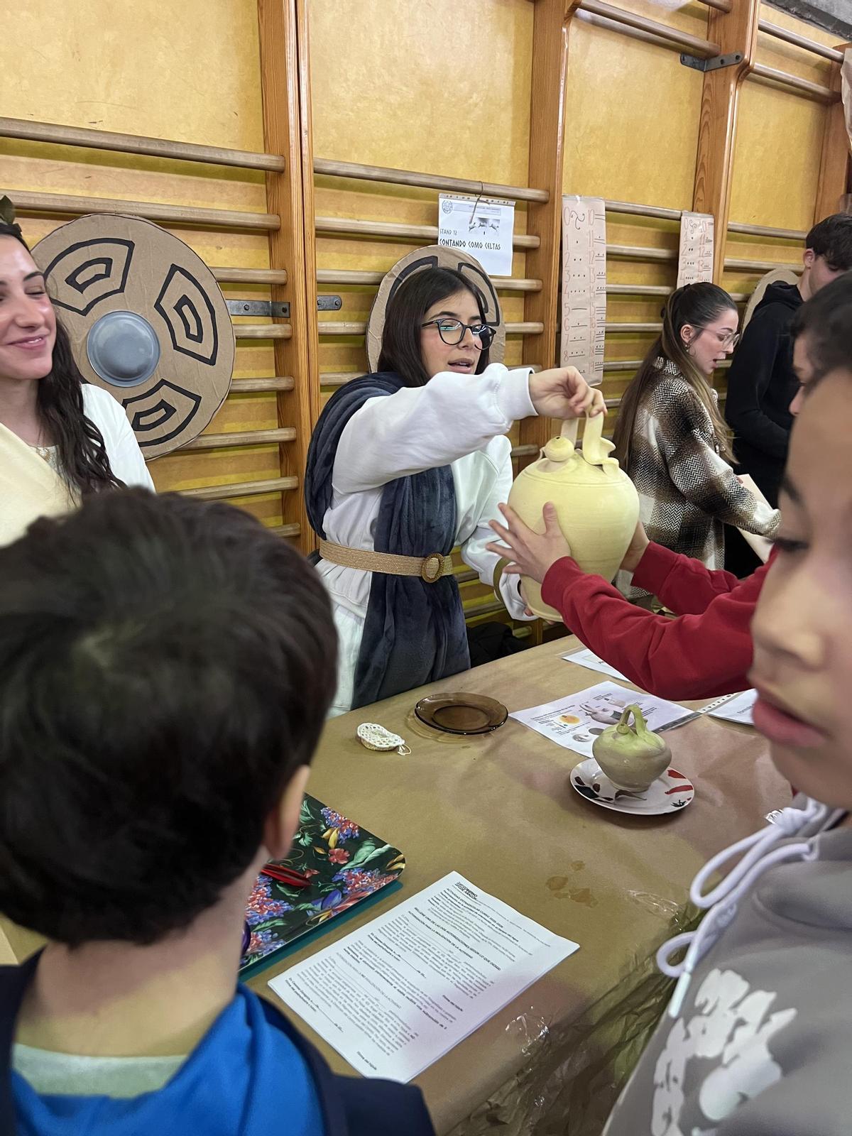 El IES Ángel Sanz Briz de Casetas viaja en el tiempo y se convierte en un asentamiento celta