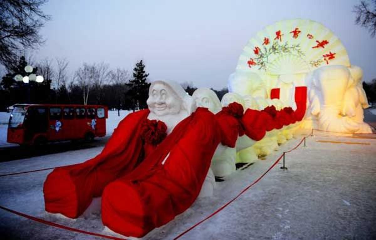 Festival de Esculturas de Nieve y Hielo de Harbin.