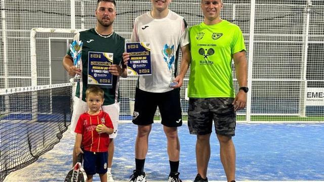 David Muniesa e Israel Giménez, subcampeones del torneo en  masculino oro.  | SERVICIO ESPECIAL