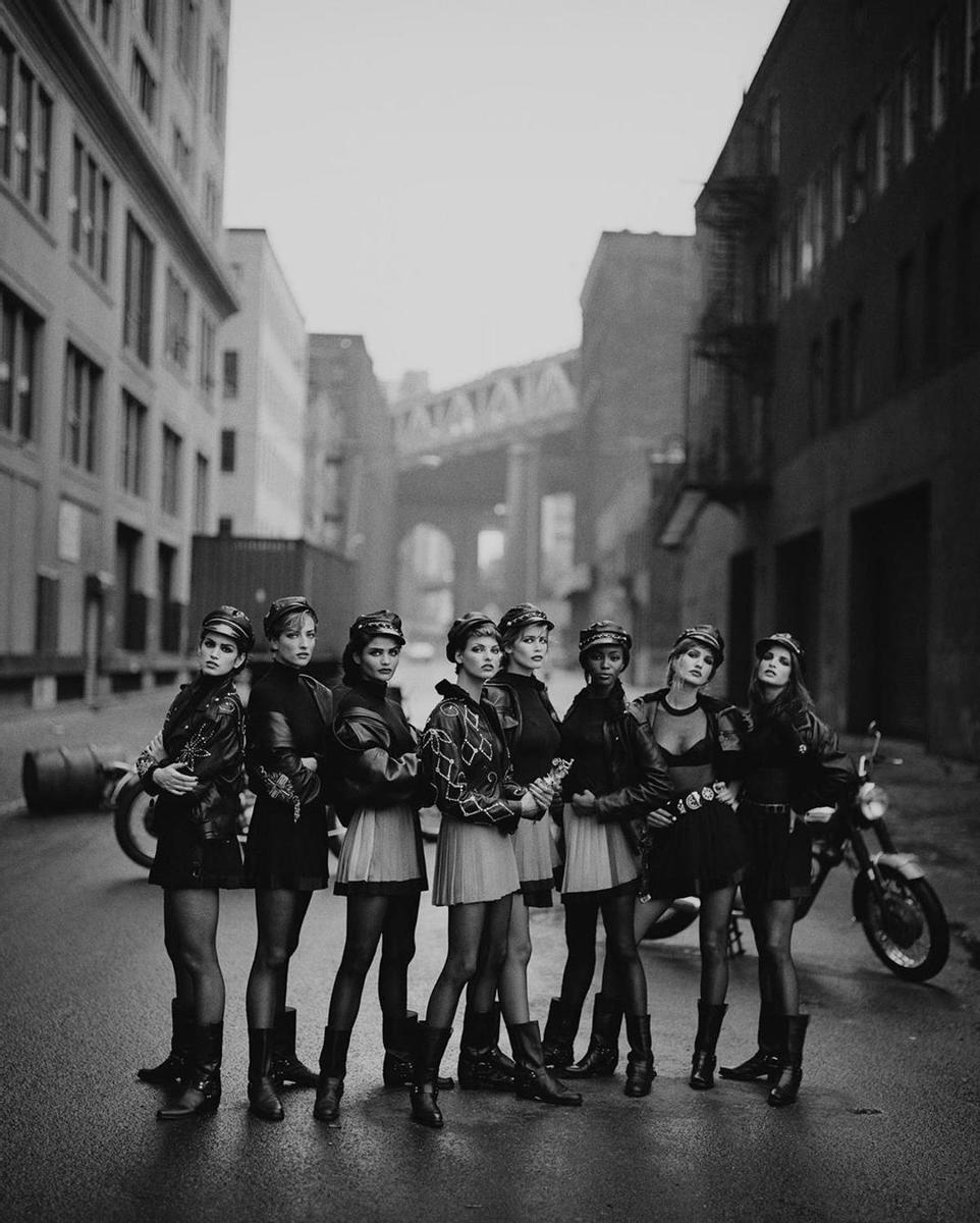 Supermodelos retratadas por Peter Lundbergh en Nueva York