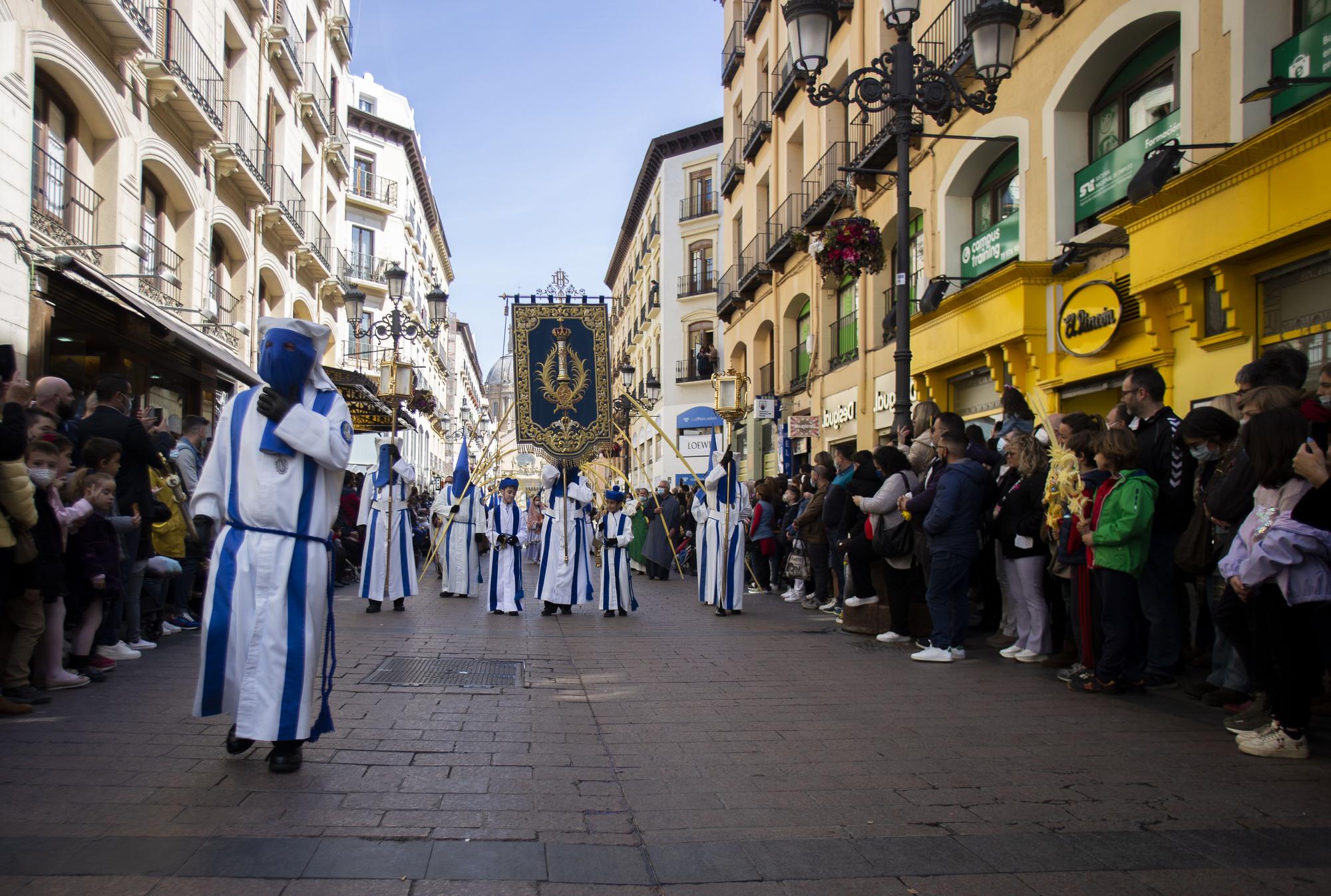 El Domingo de Ramos de Zaragoza, en imágenes