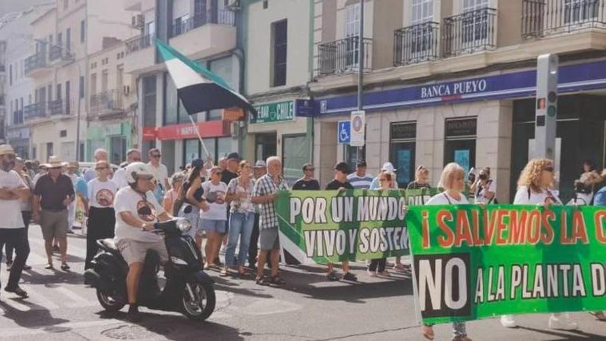 Anterior protesta del colectivo Salvemos La Coronada en Villanueva de la Serena.