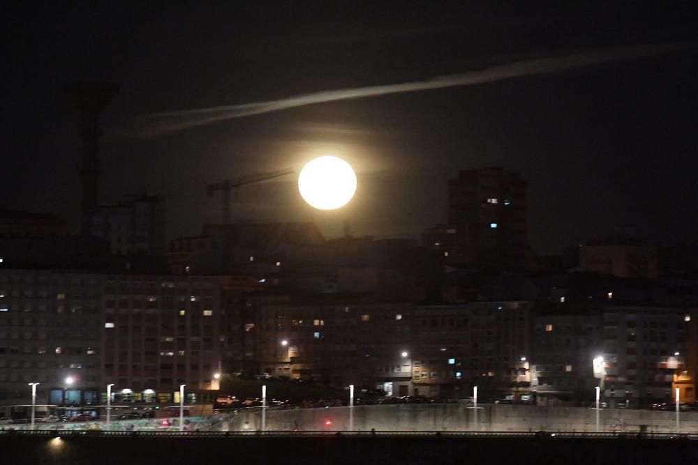 Superluna en A Coruña: La más grande desde 1948