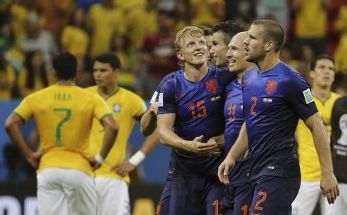 Brasil - Holanda, las imágenes