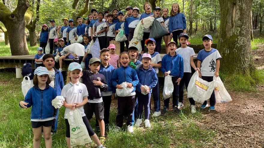 Scientia School conoce los parajes verdes de Lalín