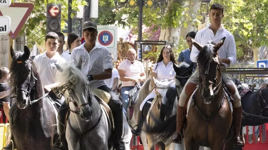 Así ha sido el tradicional Espectáculo Ecuestre en el Reial de la Fira de Xàtiva