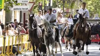 Xàtiva despide la Fira del Bestiar entre caballos, tradición, ciclismo y pólvora