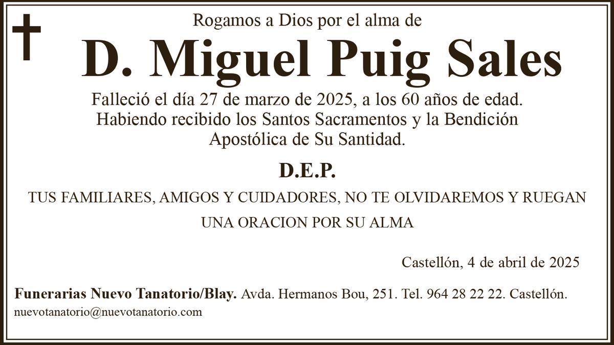 D. Miguela Puig Sales