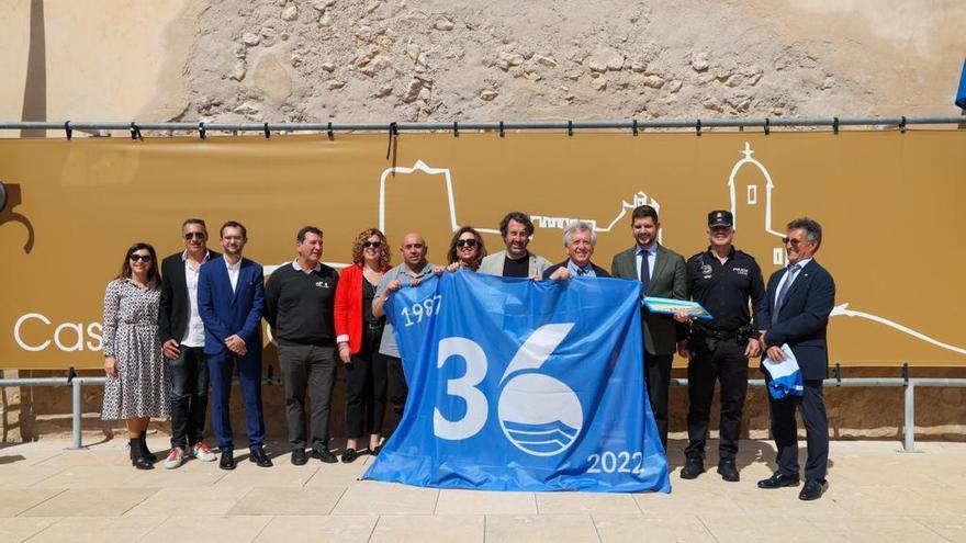 Gandia rep la Bandera Blava per trenta-sisé any consecutiu