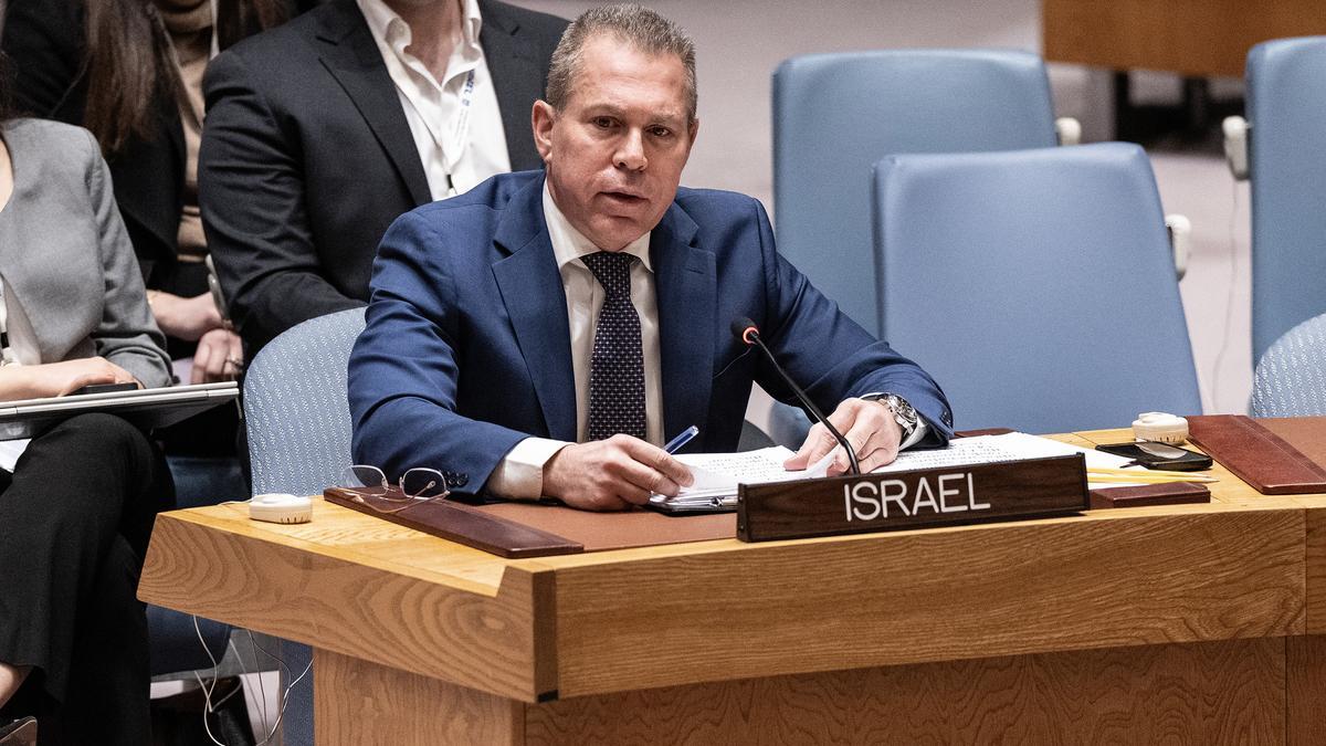 Archivo - El enviado israelí ante la ONU, Gilad Erdan