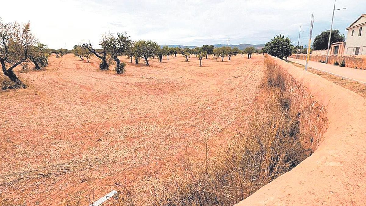 Detalle aérea de transición en Son Sardina.