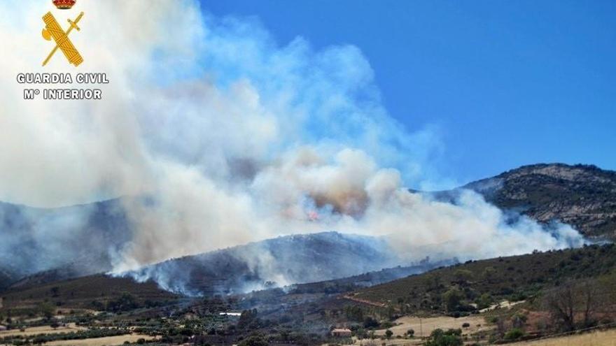 Cinco investigados como autores de incendios en La Serena y Zafra