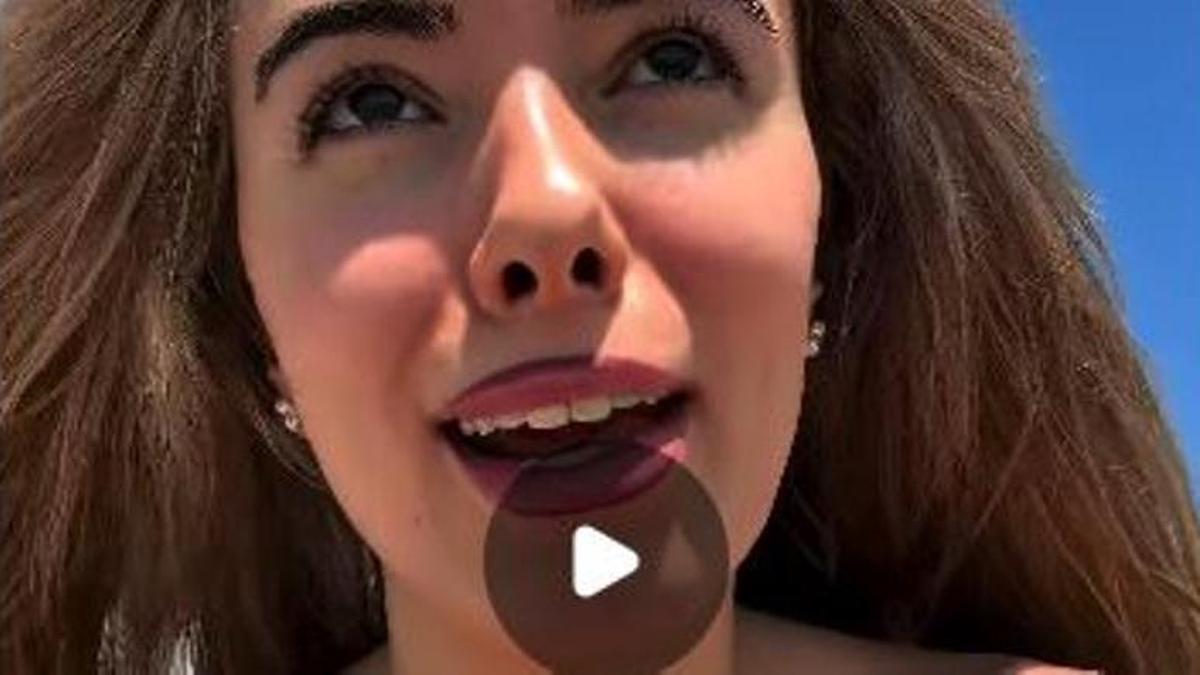 La madrileña en un momento del vídeo