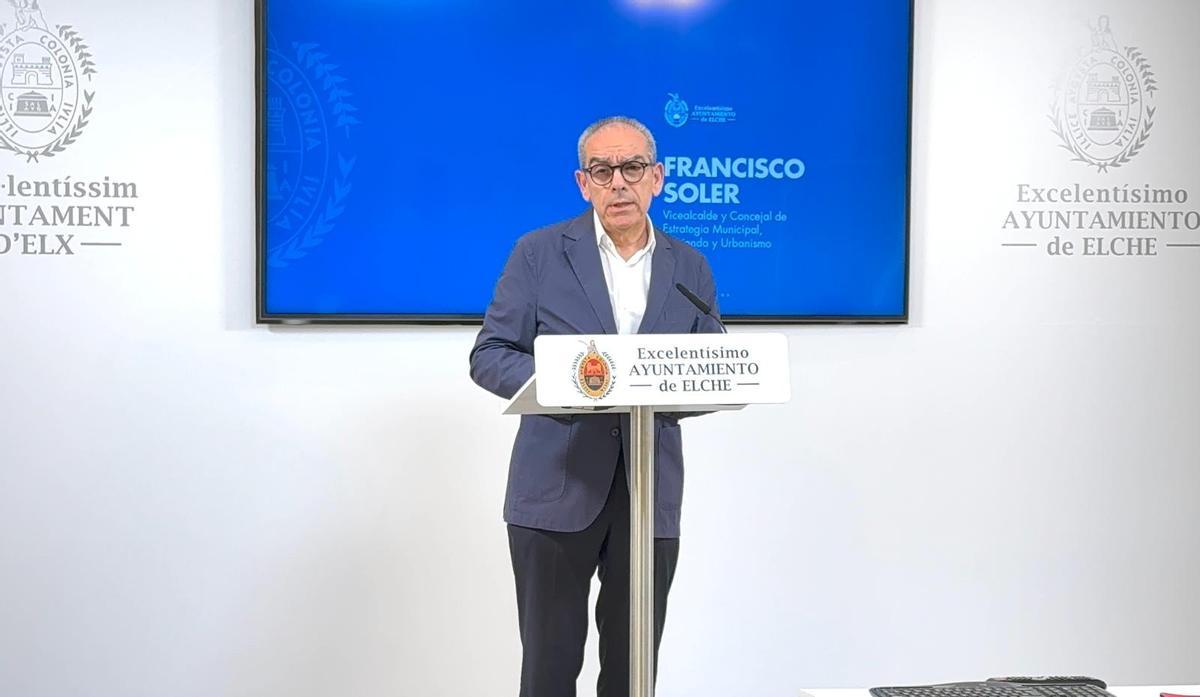 Francisco Soler, este lunes en Elche