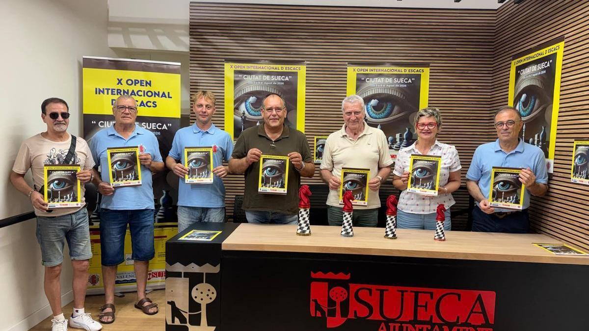 Presentación del Open Internacional, este miércoles, en el ayuntamiento.