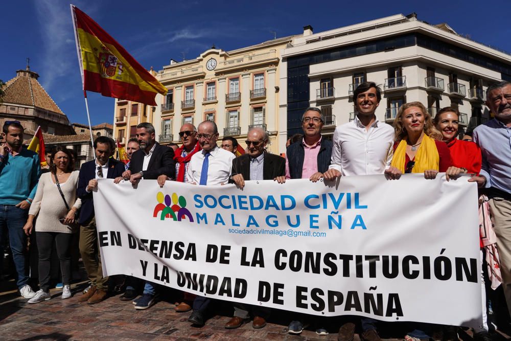 Manifestación por la unidad de España en Málaga