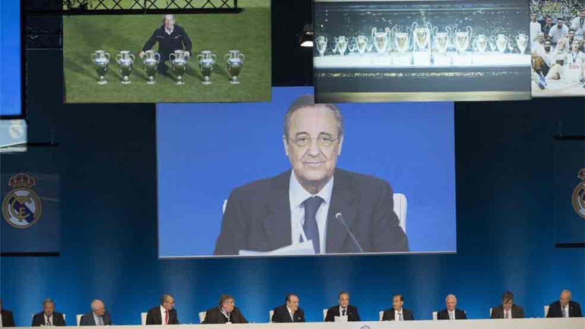 Florentino Pérez pasará balance ante los socios del Real Madrid