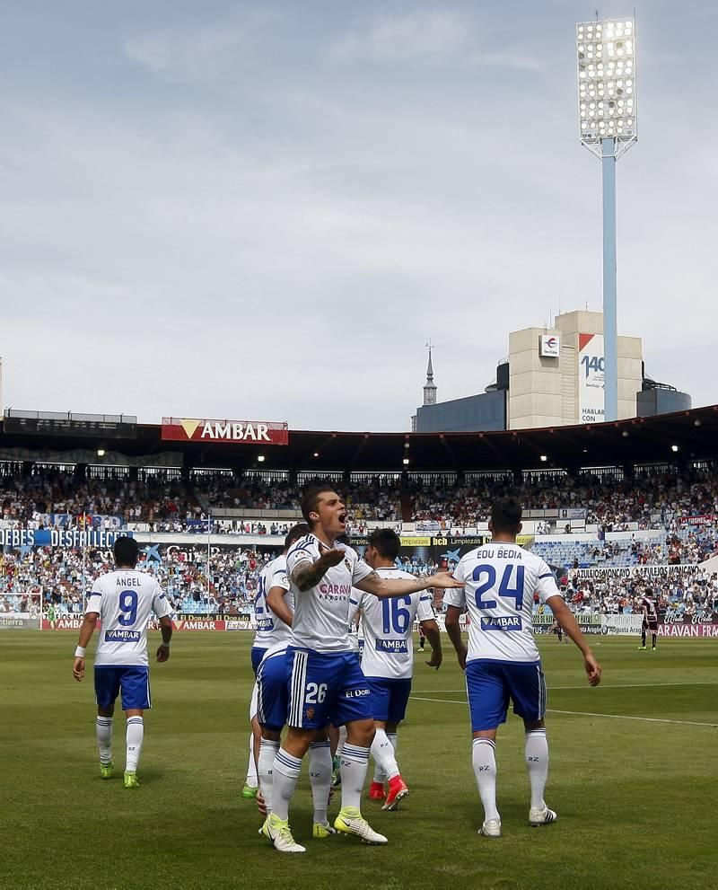 Las imágenes del Real Zaragoza- Rayo Vallecano