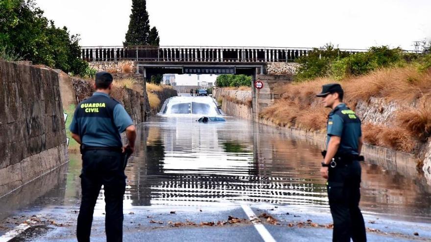 Atrapado por la lluvia en Bellreguard