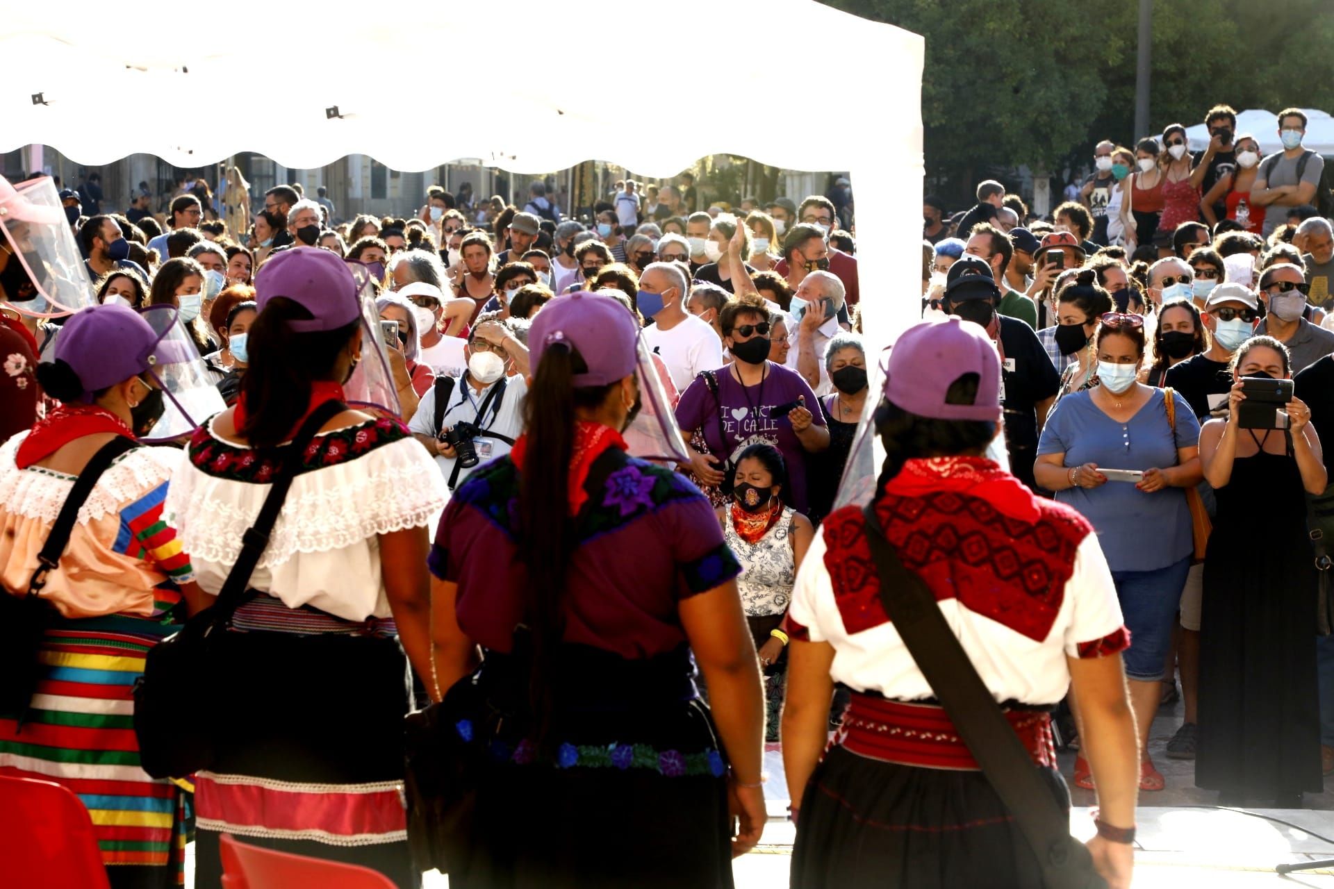 Un grupo de zapatistas mexicanos llega a València para vertebrar luchas compartidas