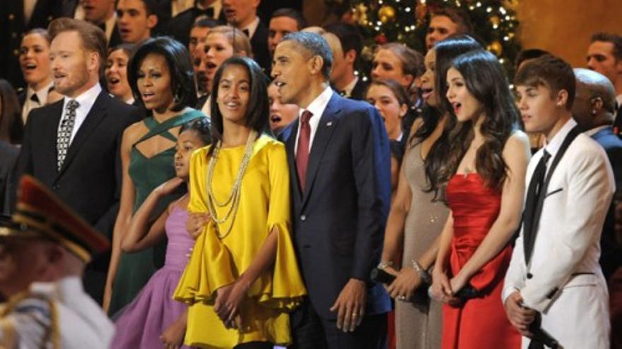 Justin Bieber, estrella junto a los Obama