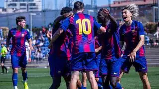 Álex González sella un triunfo épico del Juvenil 'A' del Barça