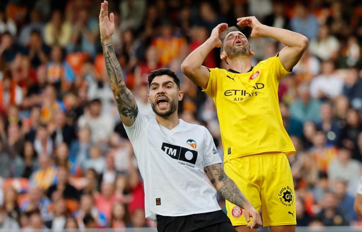 Valencia-Girona en Mestalla