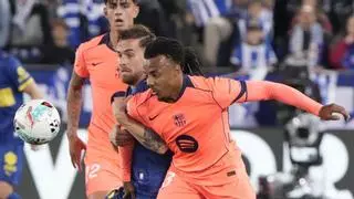 Toni Martínez tras el Alavés-Barça: "Estoy reventado. Estos tíos me han hecho correr..."