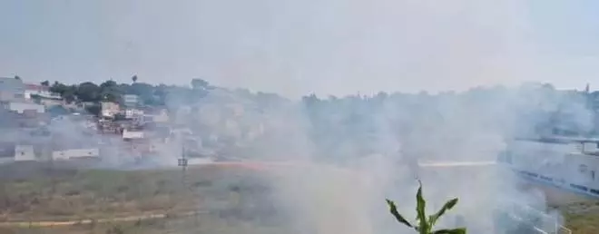 Cuatro incendios en un mismo solar de Alzira alimenta la sospecha de la acción de un pirómano