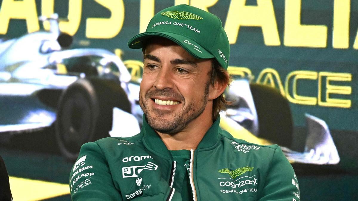 Alonso, durante el GP de Australia