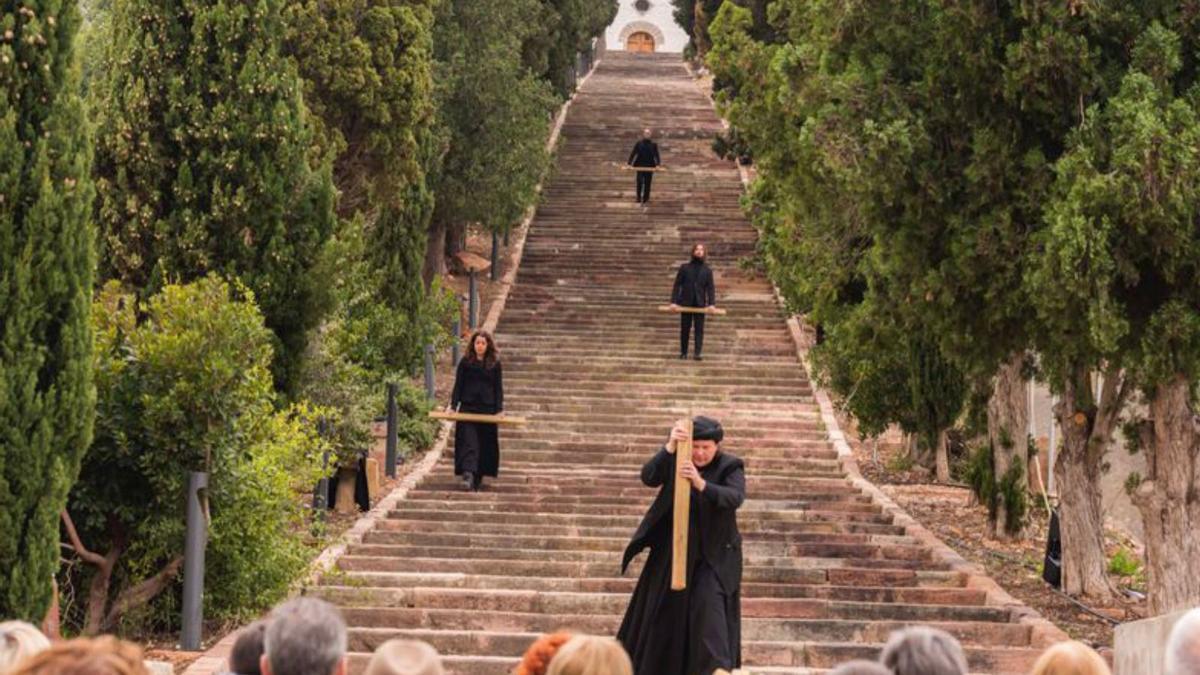 Artistas convierten los naranjos de  la Vall de Segó en espacio de creación