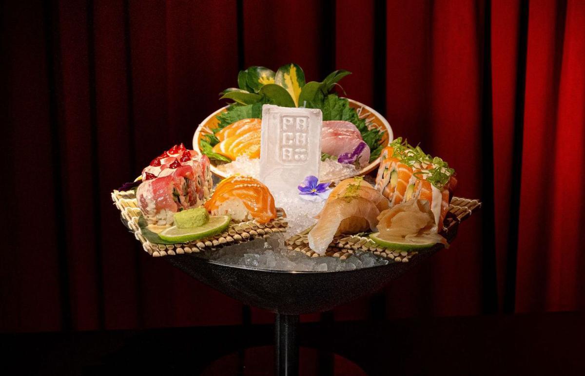 El sushi se elabora solo con los cortes más selectos de sabrosos pescados.