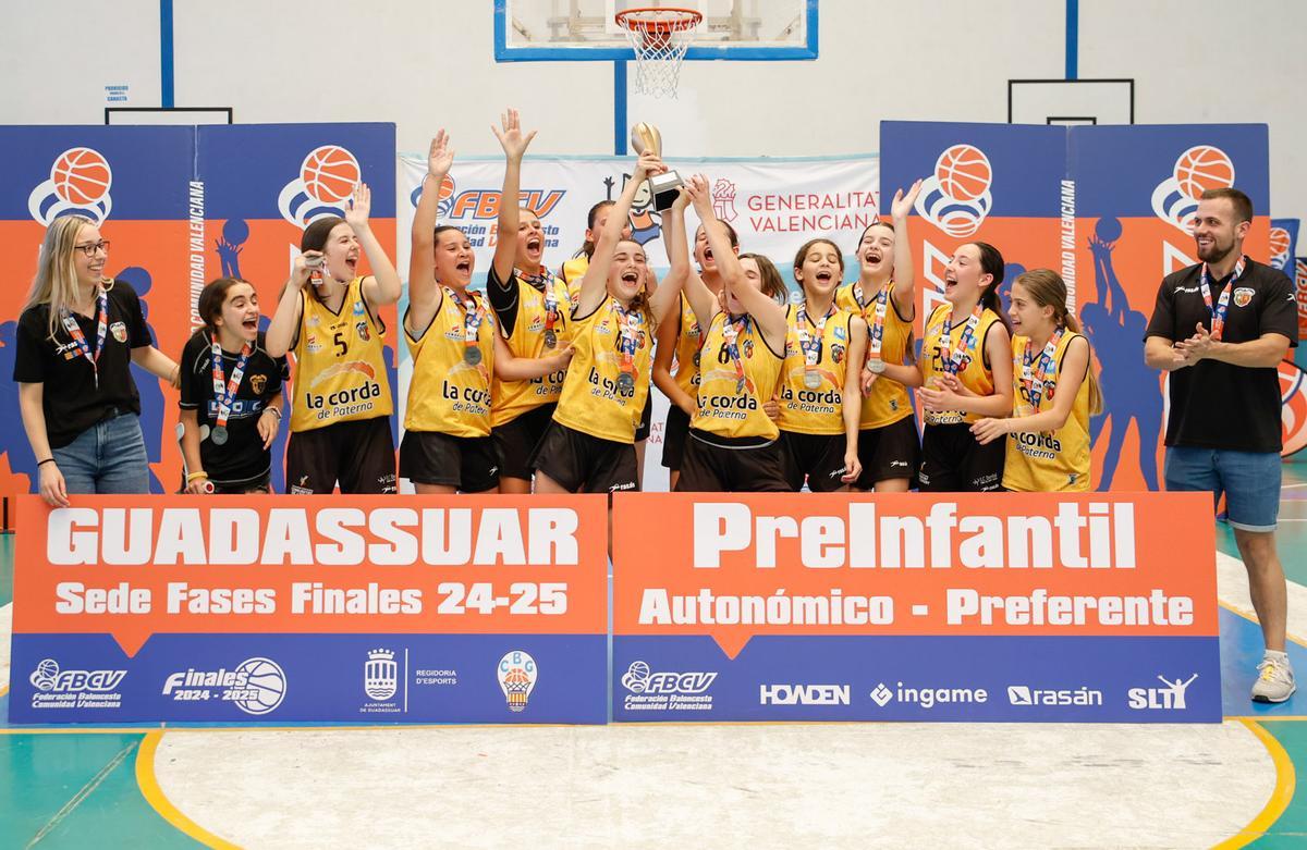 NB Paterna, campeón PreInfantil Femenino Preferente.