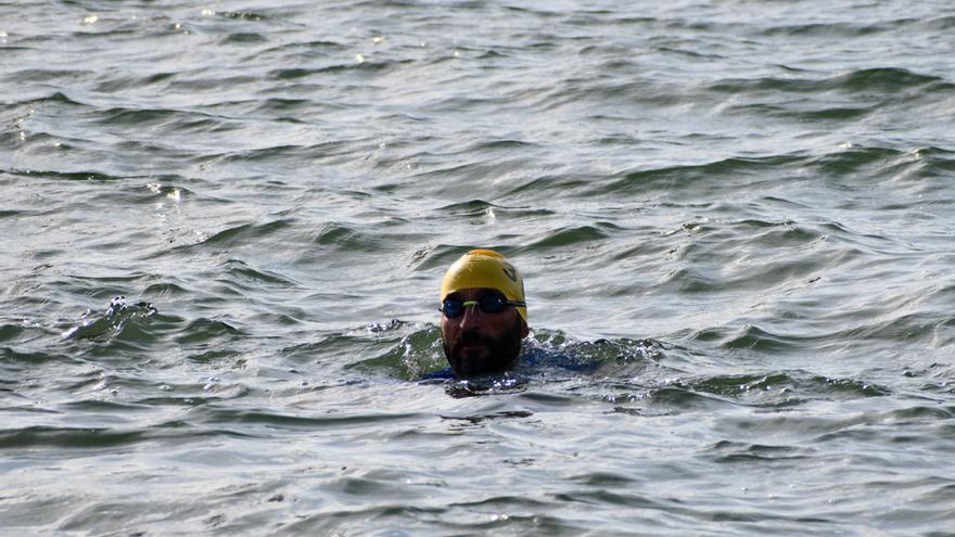 Sector de natación en una prueba en Extremadura.