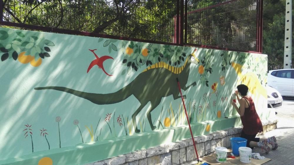 Nuevo mural en el CEIP Aina Moll de Palma