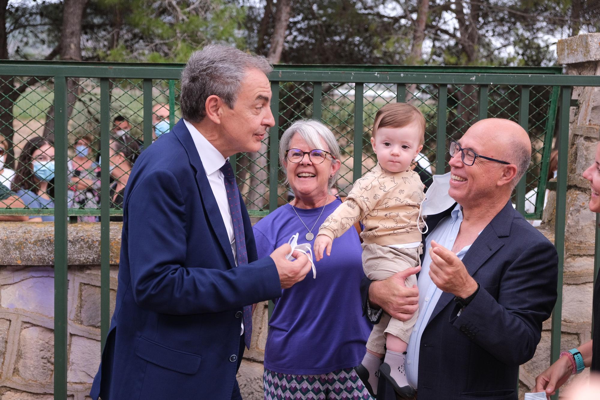 Visita del expresidente Jose Luis Rodríguez Zapatero al Fondó de Monóvar, última sede del gobierno Republicano