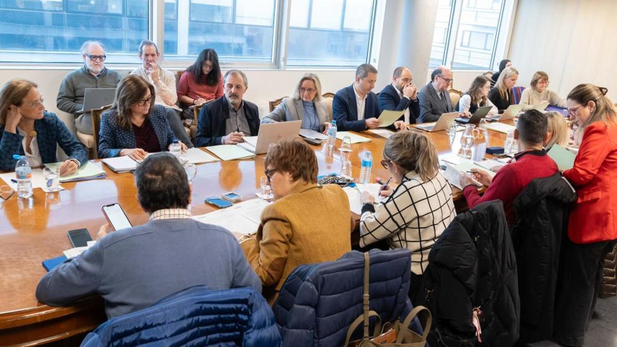 Reunión de la Mesa Sectorial de Sanidad, que se ha celebrado esta mañana en Zaragoza