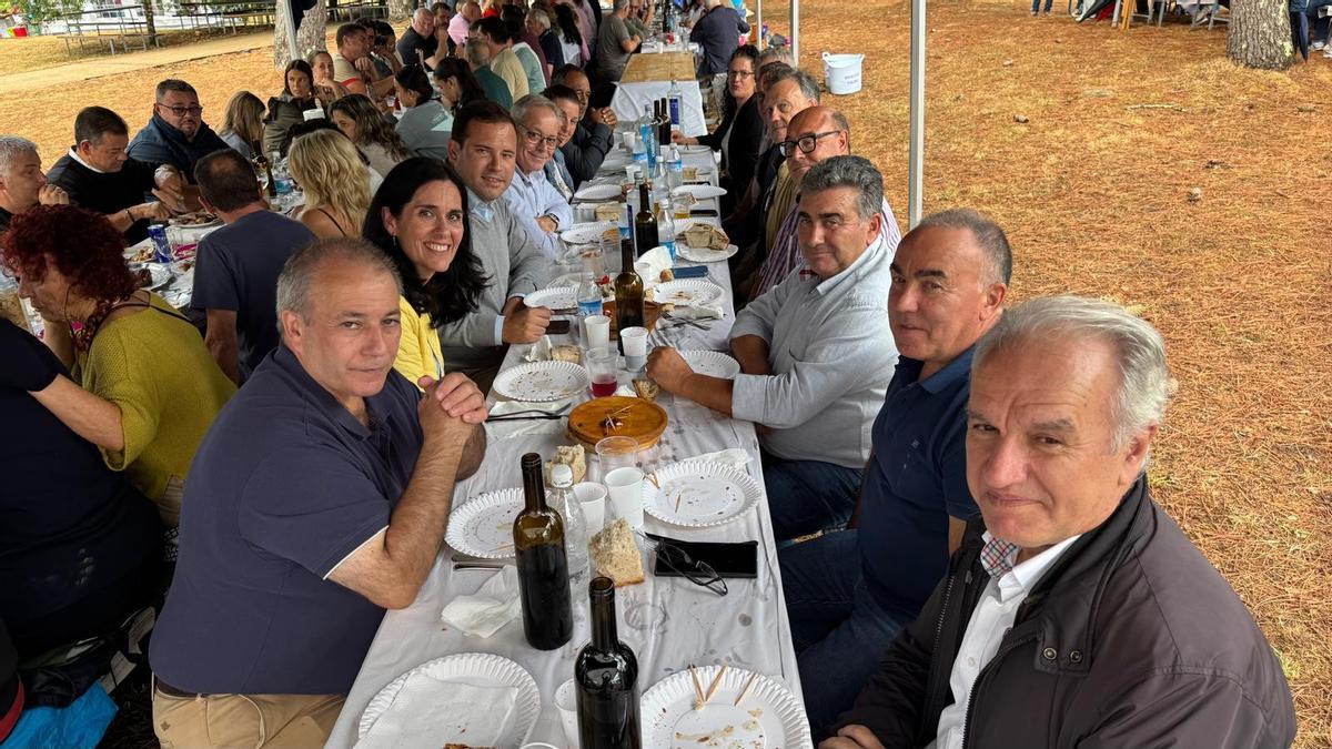 Algunos de los comensales.