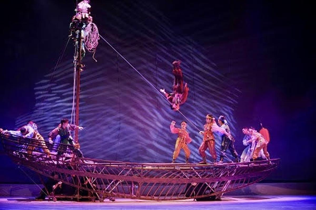 Espectáculo del Gran Circo Acrobático de China.