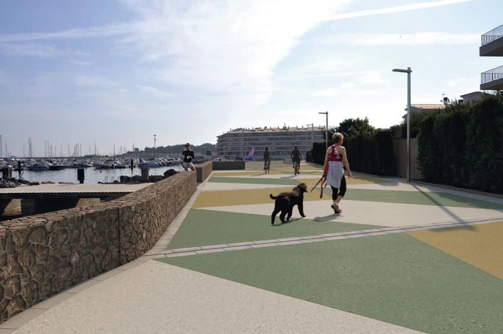 L'Escala allargarà el passeig de Riells fins al port