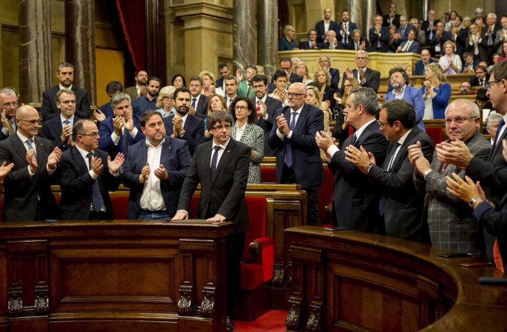 La jornada al Parlament