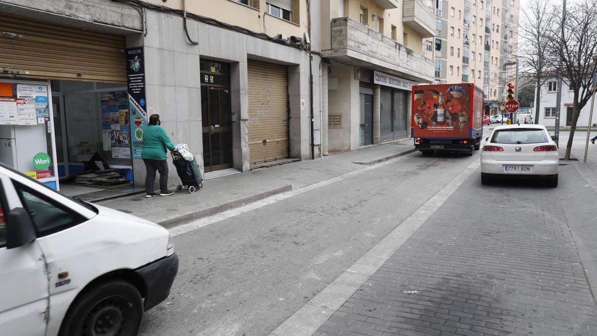 El carrer on va tenir lloc l&#039;atropellament mortal