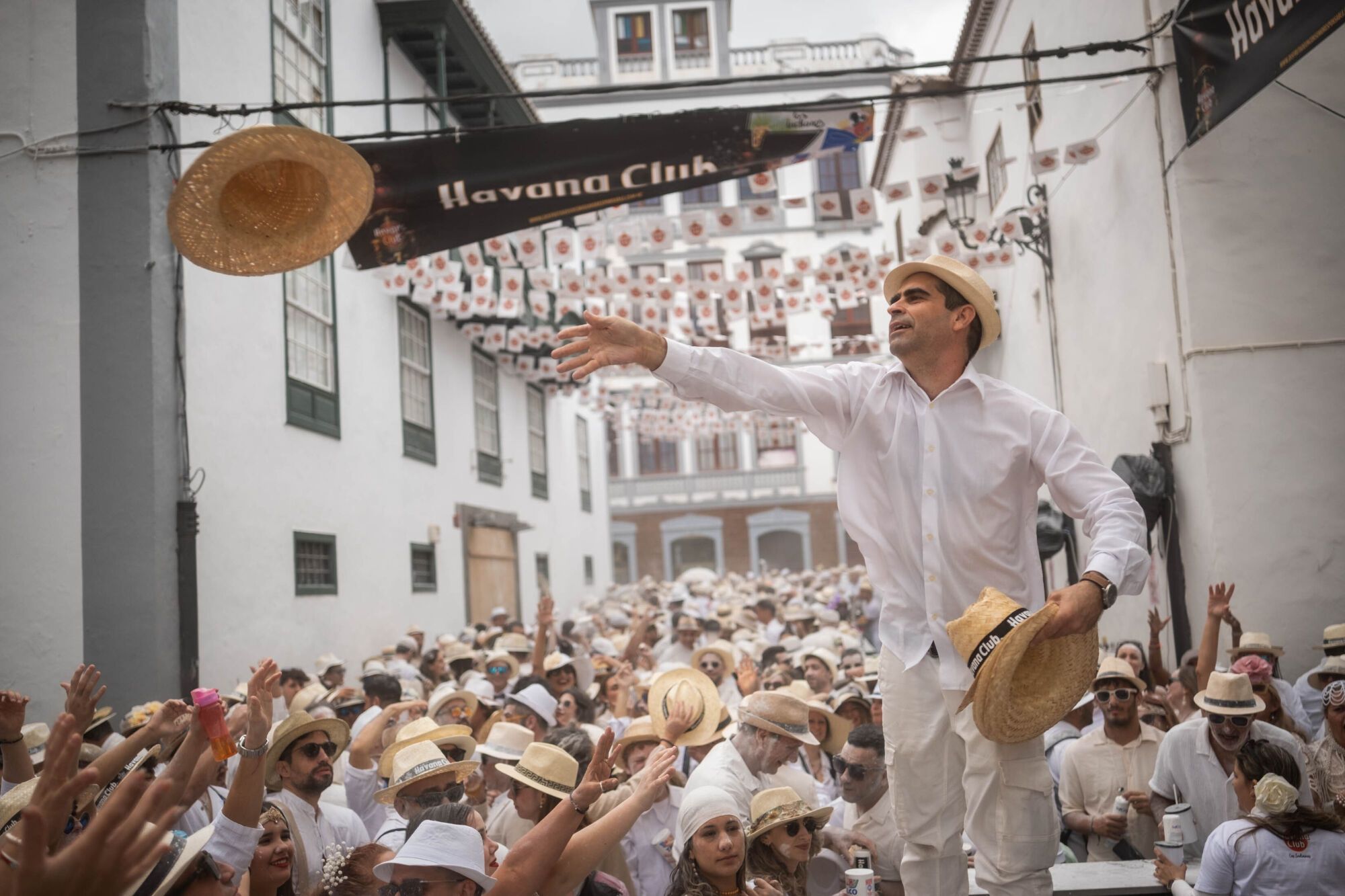 Celebración de Los Indianos en el Carnaval de Santa Cruz de La Palma.