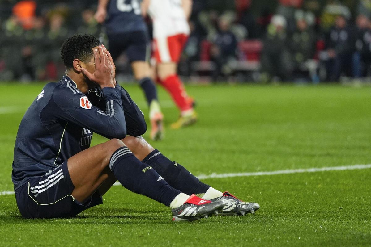 Jude Bellingham, durante el Girona - Real Madrid.