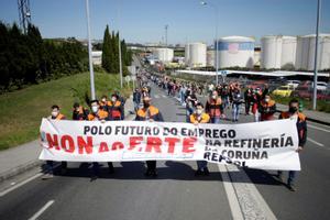 Imagen de archivo de una manifestación contraria a los ERTE.