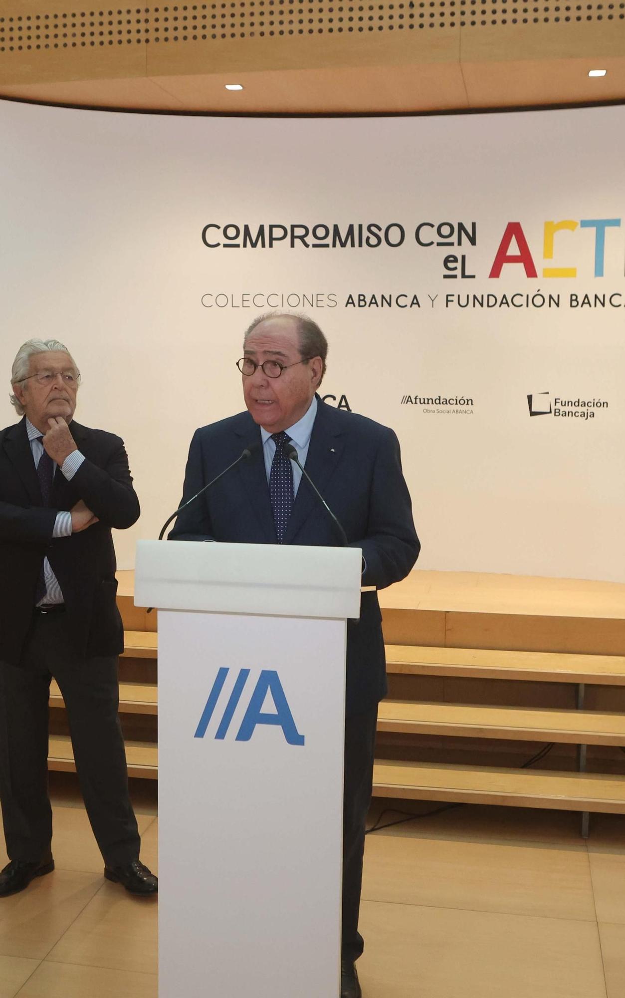 Inauguración de la exposición 'Compromiso con el arte' en A Coruña