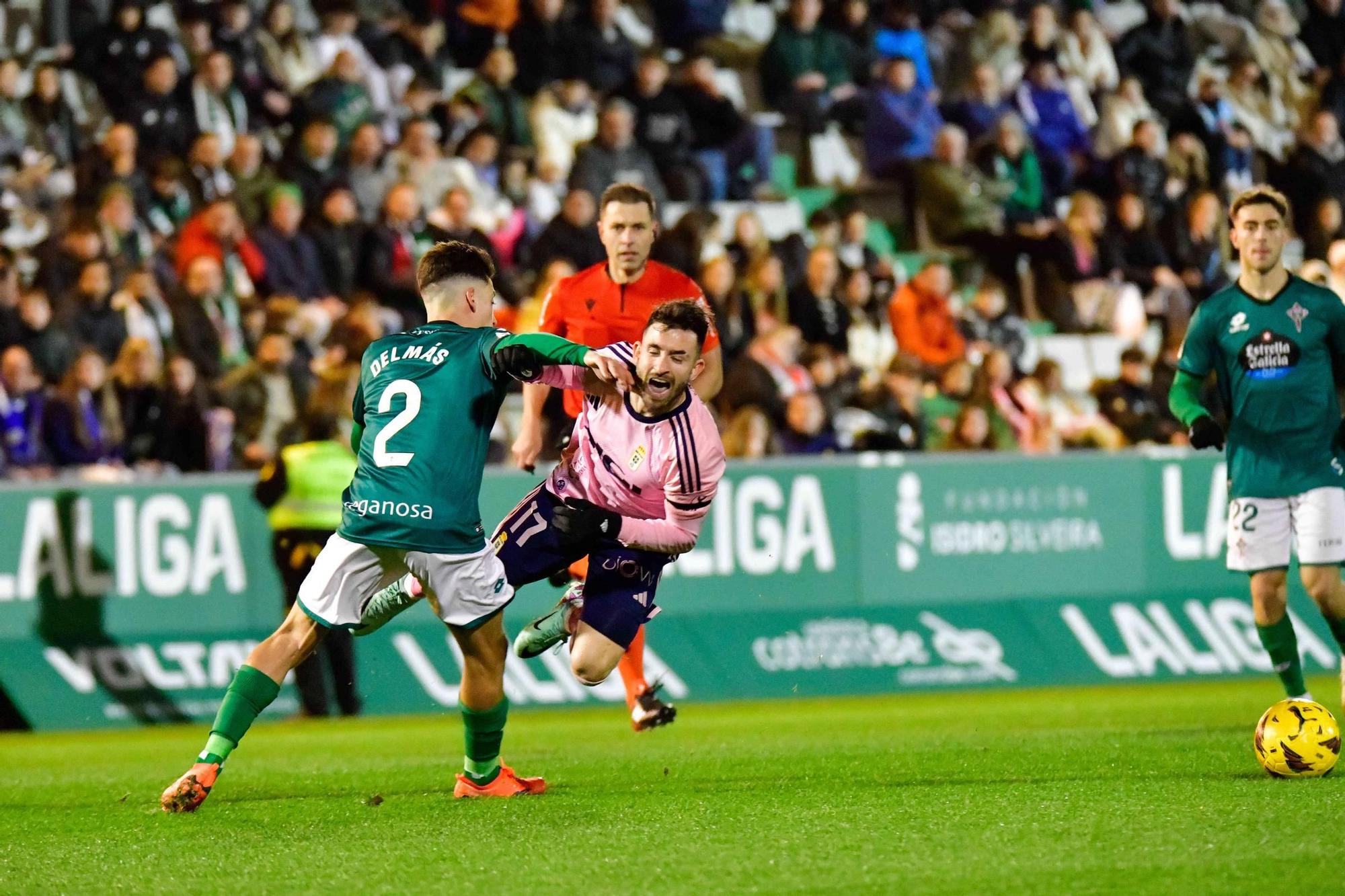 EN IMÁGENES: El Racing de Ferrol - Real Oviedo, con gran presencia de afición oviedista