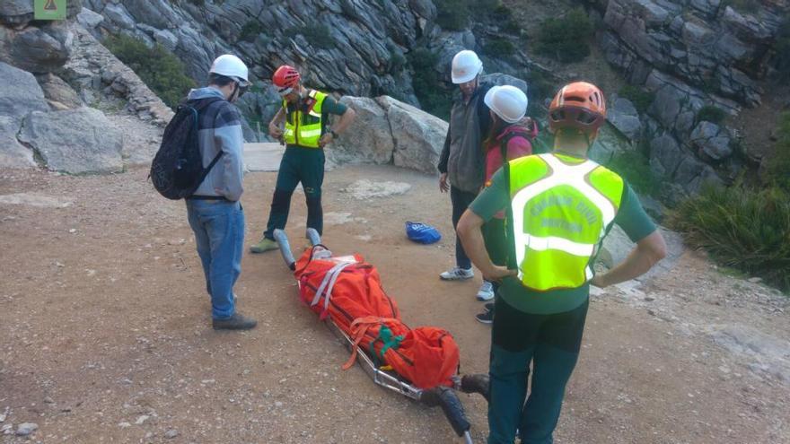 La Guardia Civil localizó a la mujer en el Charco de la Rana.