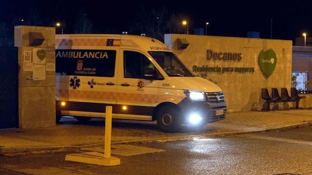 Exteriores de la residencia donde falleció Encarnita Polo.